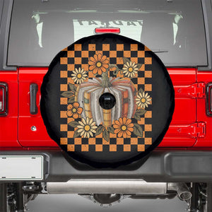 Book Pumpkin Spare Tire Cover Fall Halloween Book Lover Bookish Gift TS10 Black Print Your Wear