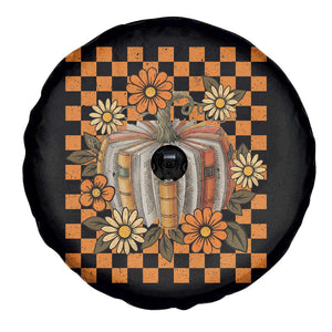 Book Pumpkin Spare Tire Cover Fall Halloween Book Lover Bookish Gift TS10 Print Your Wear