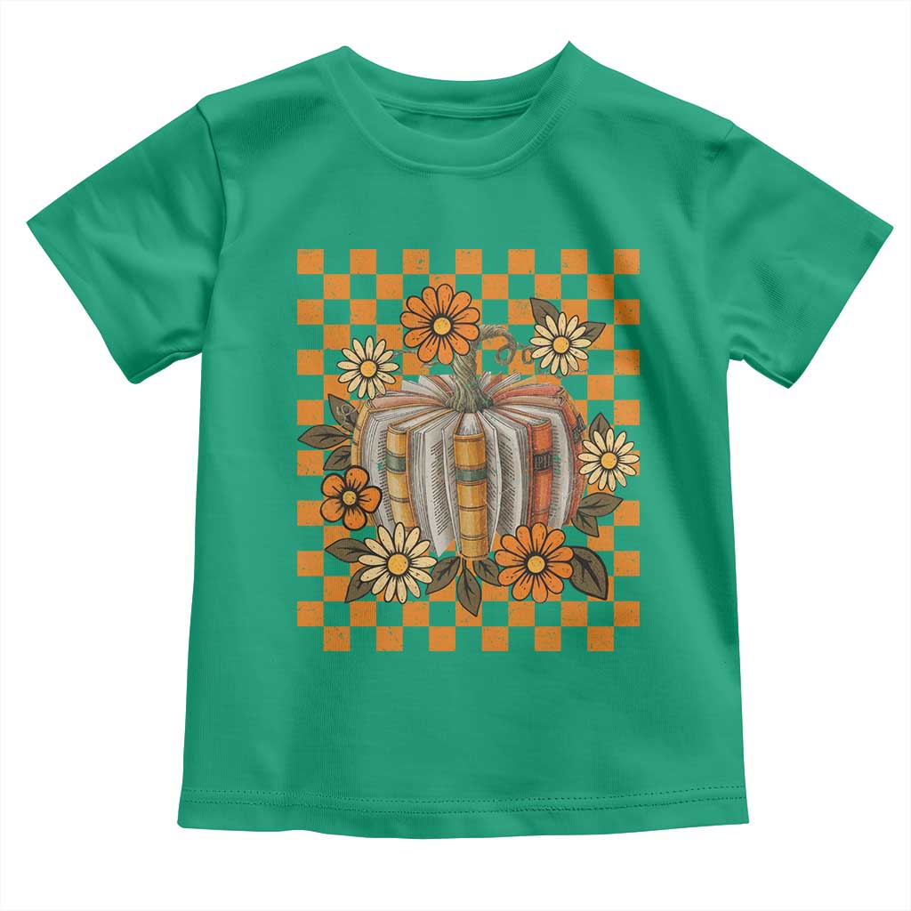 Book Pumpkin Toddler T Shirt Fall Halloween Book Lover Bookish Gift TS10 Irish Green Print Your Wear