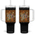 Book Pumpkin Tumbler With Handle Fall Halloween Book Lover Bookish Gift TS10 One Size: 40 oz Black Print Your Wear