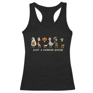 Halloween Funny Goose Racerback Tank Top Spooky Season 90s Horror Movie TS10 Black Print Your Wear