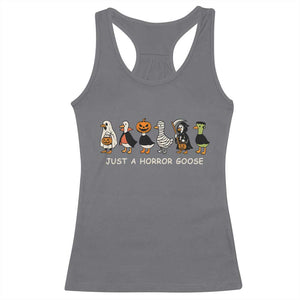 Halloween Funny Goose Racerback Tank Top Spooky Season 90s Horror Movie TS10 Charcoal Print Your Wear