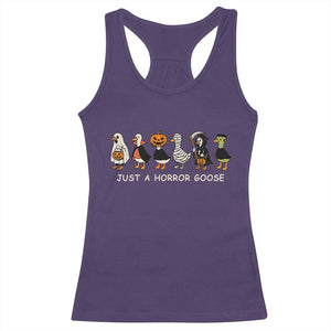 Halloween Funny Goose Racerback Tank Top Spooky Season 90s Horror Movie TS10 Purple Print Your Wear