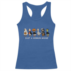 Halloween Funny Goose Racerback Tank Top Spooky Season 90s Horror Movie TS10 Royal Blue Print Your Wear