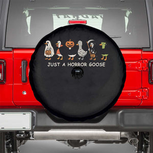 Halloween Funny Goose Spare Tire Cover Spooky Season 90s Horror Movie TS10 Black Print Your Wear