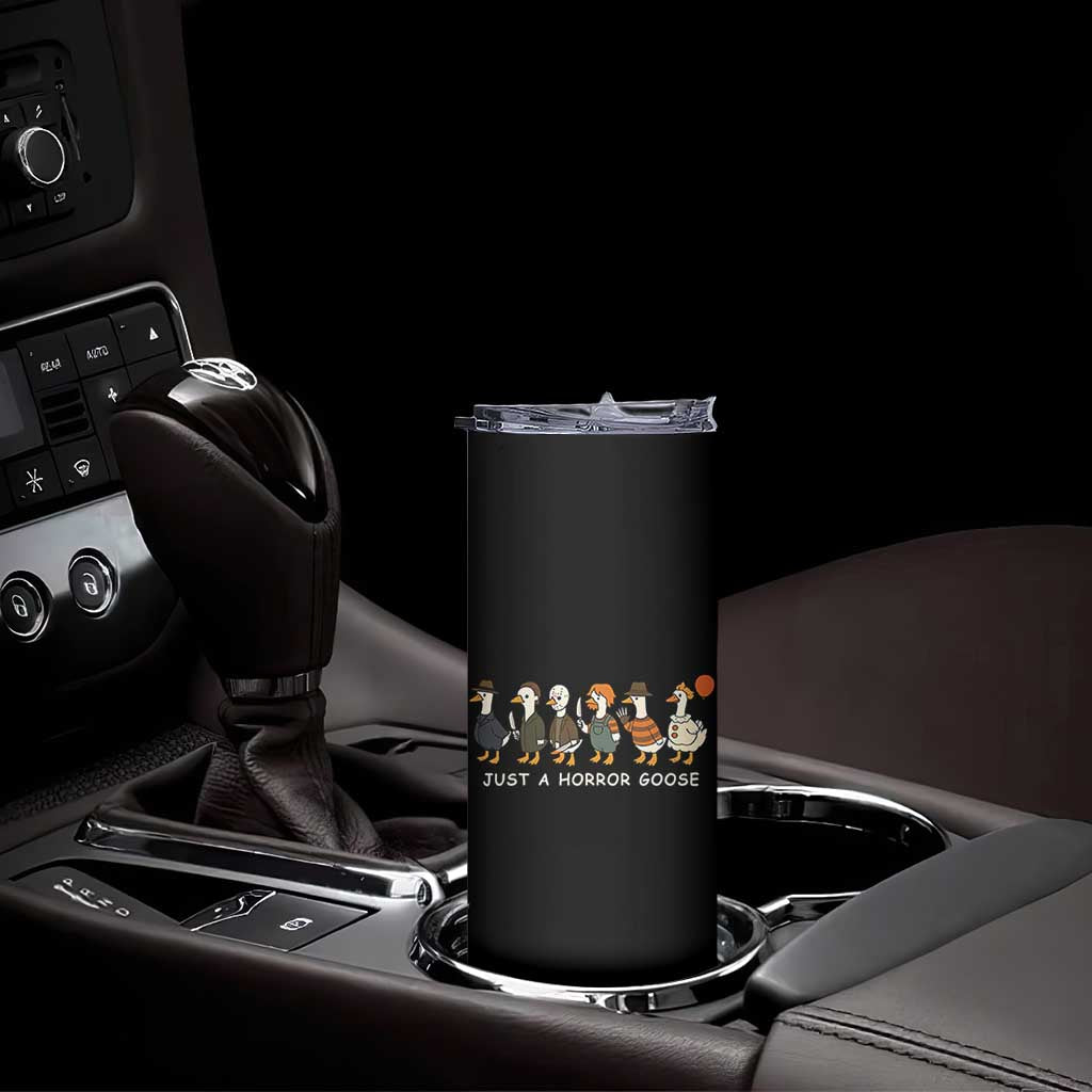 Halloween Funny Goose Costume Skinny Tumbler Funny Spooky Season Horror Movie TS10 Print Your Wear