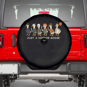 Halloween Funny Goose Costume Spare Tire Cover Funny Spooky Season Horror Movie TS10 Black Print Your Wear
