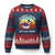 Witchy Silly Goose Ugly Christmas Sweater Retro Girly Halloween Spooky Goose Lover TS10 Navy Red Print Your Wear