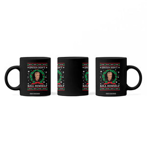 Funny Ugly Christmas Coffee Mug Epstein Didnt Kill Himself TS10 Print Your Wear