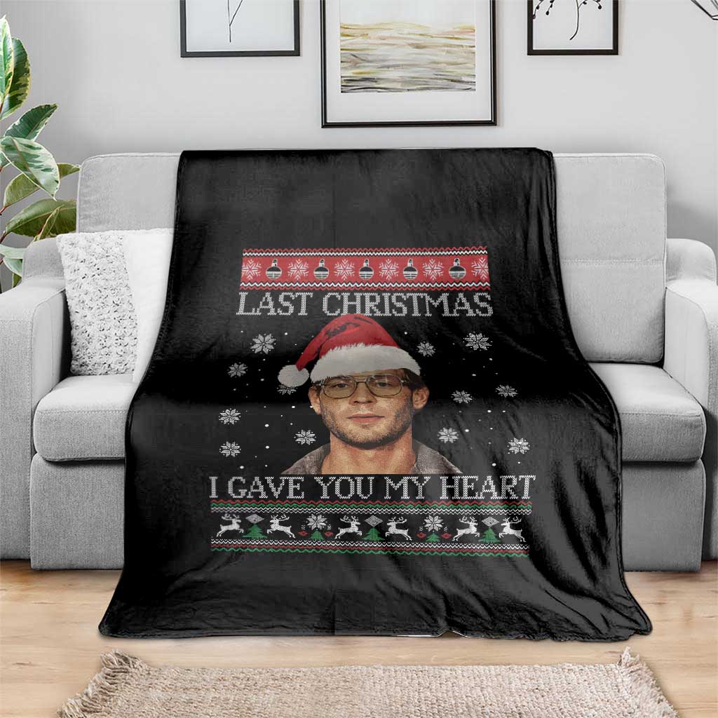 Christmas Jeffrey Dahmer Throw Blanket True Crime I Gave You My Heart Christmas TS10 Print Your Wear