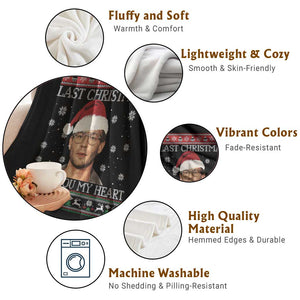 Christmas Jeffrey Dahmer Throw Blanket True Crime I Gave You My Heart Christmas TS10 Print Your Wear