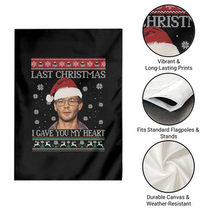 Christmas Jeffrey Dahmer Garden Flag True Crime I Gave You My Heart Christmas TS10 Print Your Wear