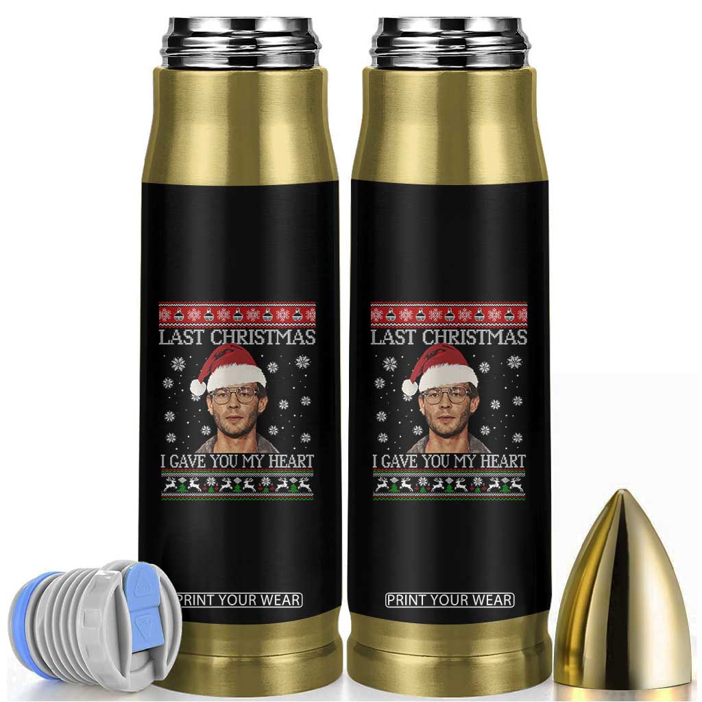 Christmas Jeffrey Dahmer Bullet Tumbler True Crime I Gave You My Heart Christmas TS10 Black Print Your Wear