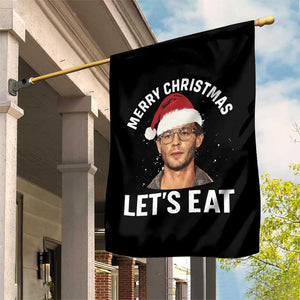 True Crime Ugly Christmas Garden Flag Funny Jeffrey Dahmer Merry Xmas Lets Eat TS10 Print Your Wear