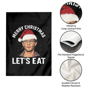 True Crime Ugly Christmas Garden Flag Funny Jeffrey Dahmer Merry Xmas Lets Eat TS10 Print Your Wear
