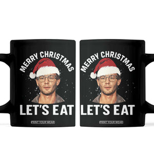 True Crime Ugly Christmas Coffee Mug Funny Jeffrey Dahmer Merry Xmas Lets Eat TS10 Black Print Your Wear