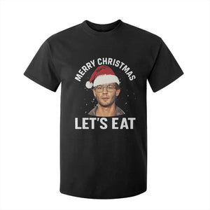 True Crime Ugly Christmas T Shirt For Kid Funny Jeffrey Dahmer Merry Xmas Lets Eat TS10 Black Print Your Wear