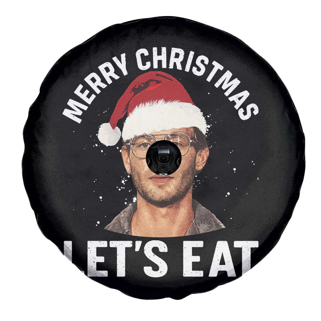 True Crime Ugly Christmas Spare Tire Cover Funny Jeffrey Dahmer Merry Xmas Lets Eat TS10 Print Your Wear