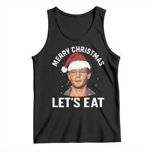 True Crime Ugly Christmas Tank Top Funny Jeffrey Dahmer Merry Xmas Lets Eat TS10 Black Print Your Wear