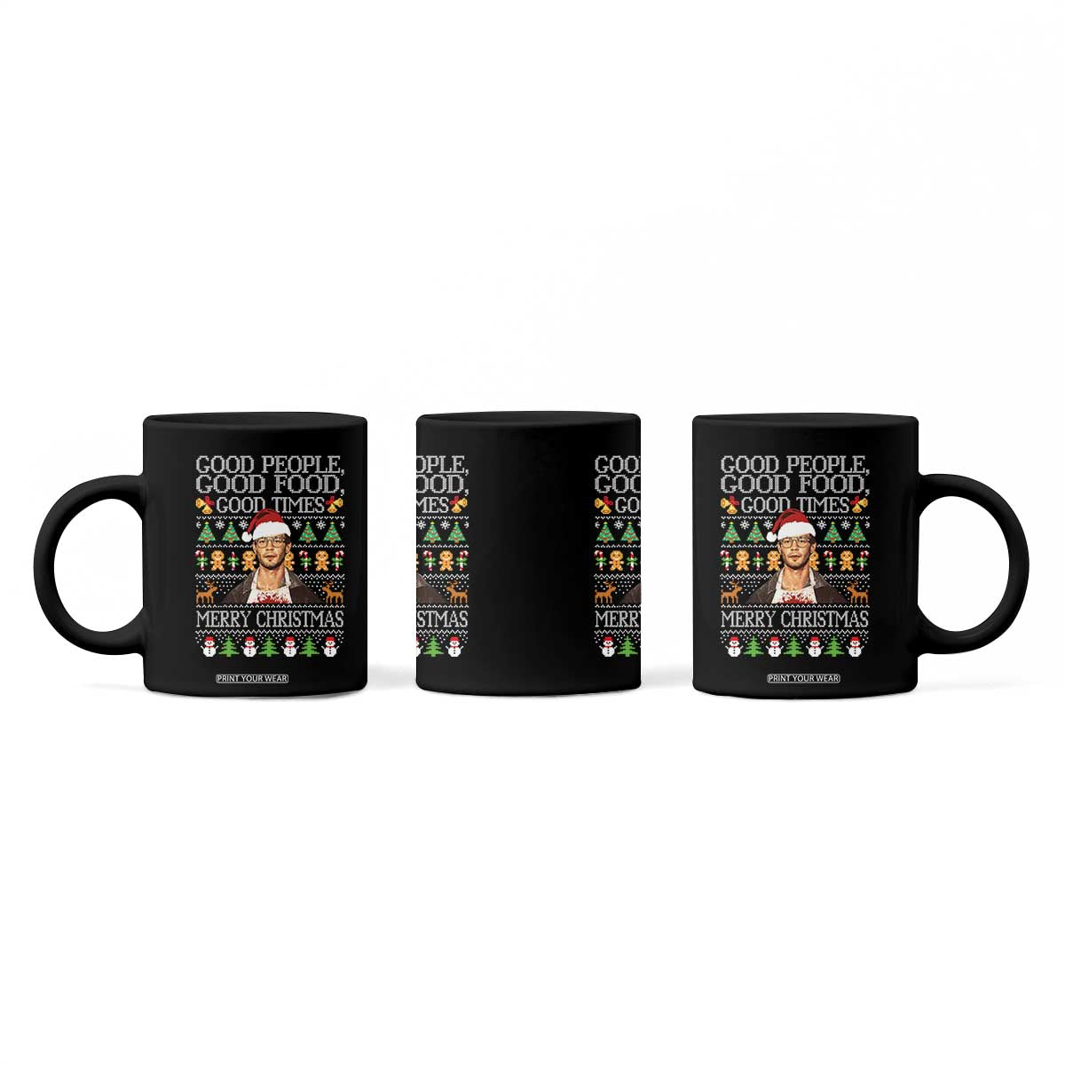 True Crime Ugly Christmas Coffee Mug Funny Jeffrey Dahmer Good Food Sick Humor TS10 Print Your Wear