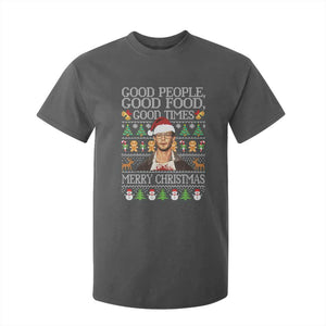 True Crime Ugly Christmas T Shirt For Kid Funny Jeffrey Dahmer Good Food Sick Humor TS10 Dark Heather Print Your Wear
