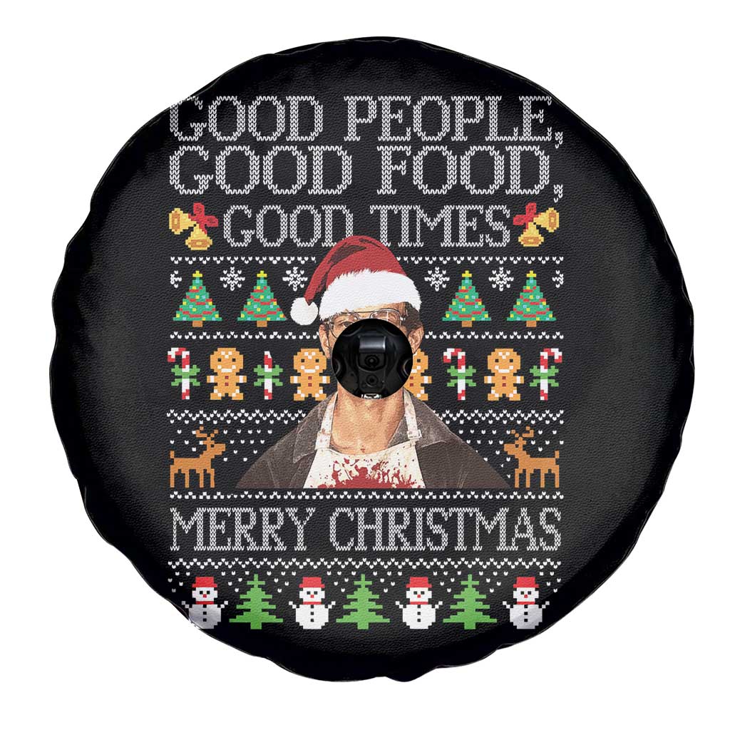 True Crime Ugly Christmas Spare Tire Cover Funny Jeffrey Dahmer Good Food Sick Humor TS10 Print Your Wear