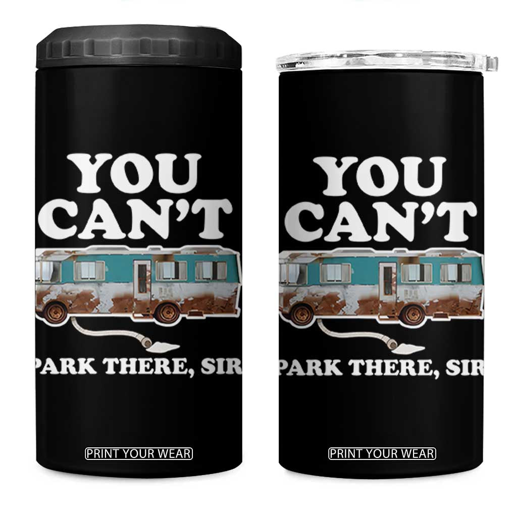 Xmas Movie 4 in 1 Can Cooler Tumbler The Cousins RV Christmas Vacation Viral Internet Meme TS10 One Size: 16 oz Black Print Your Wear