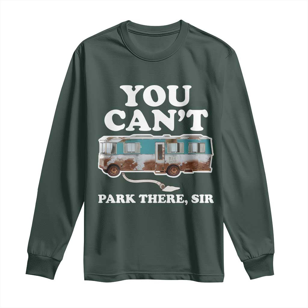 Xmas Movie Long Sleeve Shirt The Cousins RV Christmas Vacation Viral Internet Meme TS10 Dark Forest Green Print Your Wear