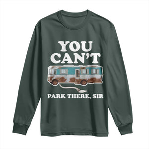 Xmas Movie Long Sleeve Shirt The Cousins RV Christmas Vacation Viral Internet Meme TS10 Dark Forest Green Print Your Wear