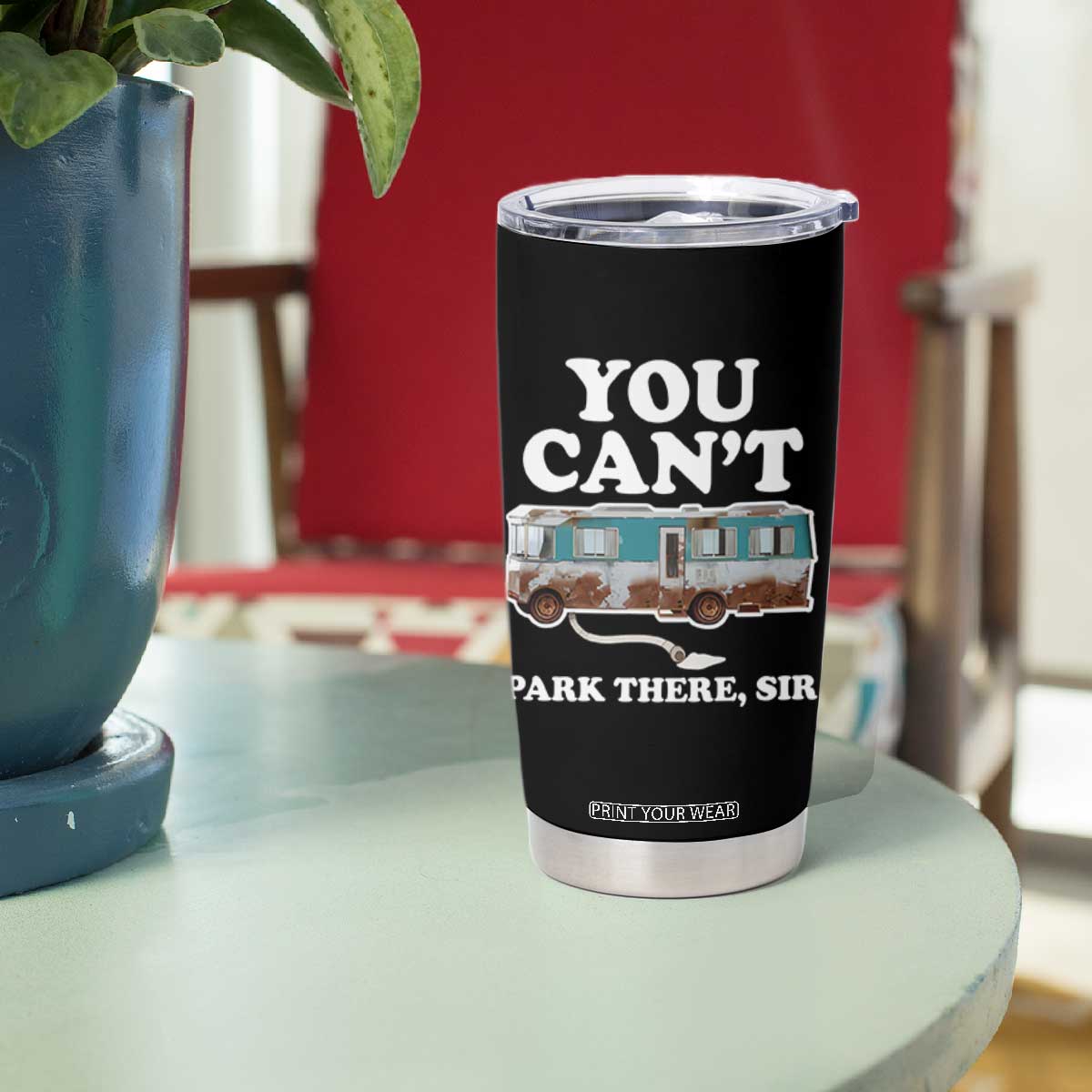 Xmas Movie Tumbler Cup The Cousins RV Christmas Vacation Viral Internet Meme TS10 Print Your Wear