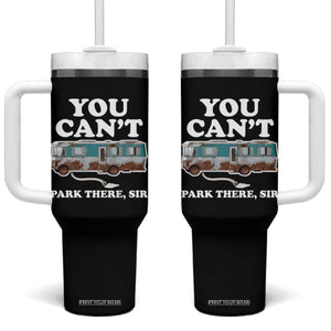 Xmas Movie Tumbler With Handle The Cousins RV Christmas Vacation Viral Internet Meme TS10 One Size: 40 oz Black Print Your Wear