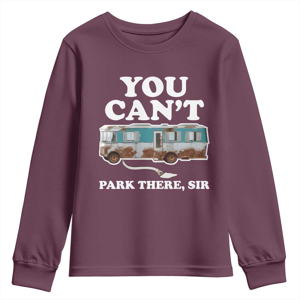 Xmas Movie Youth Sweatshirt The Cousins RV Christmas Vacation Viral Internet Meme TS10 Maroon Print Your Wear