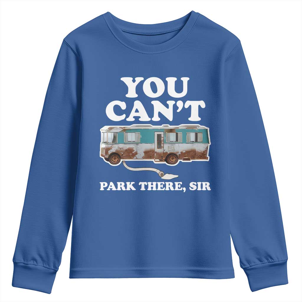 Xmas Movie Youth Sweatshirt The Cousins RV Christmas Vacation Viral Internet Meme TS10 Royal Blue Print Your Wear