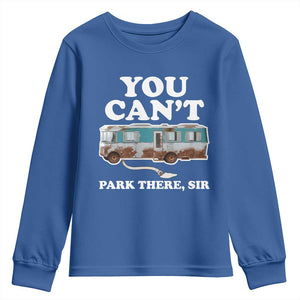Xmas Movie Youth Sweatshirt The Cousins RV Christmas Vacation Viral Internet Meme TS10 Royal Blue Print Your Wear
