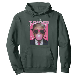 Funny Trump 2024 Hoodie Pink Bubble Gum TS10 Dark Forest Green Print Your Wear
