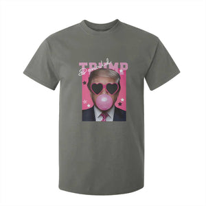 Funny Trump 2024 T Shirt For Kid Pink Bubble Gum TS10 Military Green Print Your Wear