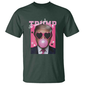Funny Trump 2024 T Shirt Pink Bubble Gum TS10 Dark Forest Green Print Your Wear
