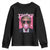 Funny Trump 2024 Youth Sweatshirt Pink Bubble Gum TS10 Black Print Your Wear