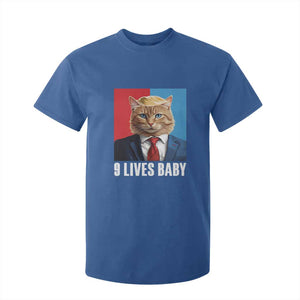 Cat Trump 2024 T Shirt For Kid 9 Lives Baby TS10 Royal Blue Print Your Wear