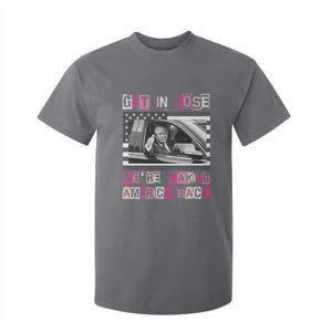 Funny Trump 2024 T Shirt For Kid Get In Loser We Are Taking America Back TS10 Charcoal Print Your Wear