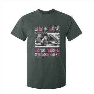 Funny Trump 2024 T Shirt For Kid Get In Loser We Are Taking America Back TS10 Dark Forest Green Print Your Wear