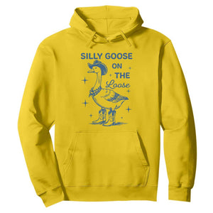 Retro Silly Goose On The Loose Hoodie 90s Aesthetic Funny Cowgirl Western TS10 Daisy Print Your Wear