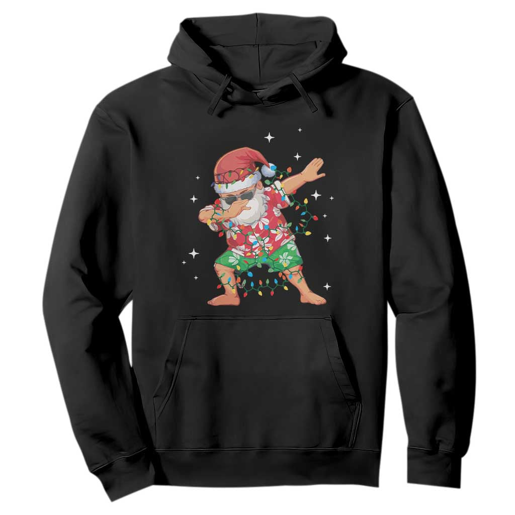 Funny Christmas Hoodie Dabbing Santa Boys Girls Men Xmas Dab Kid TS10 Black Print Your Wear