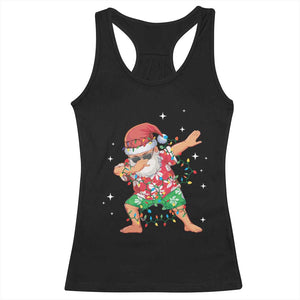 Funny Christmas Racerback Tank Top Dabbing Santa Boys Girls Men Xmas Dab Kid TS10 Black Print Your Wear