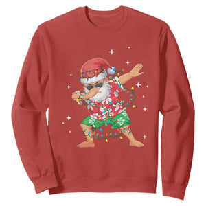 Funny Christmas Sweatshirt Dabbing Santa Boys Girls Men Xmas Dab Kid TS10 Red Print Your Wear