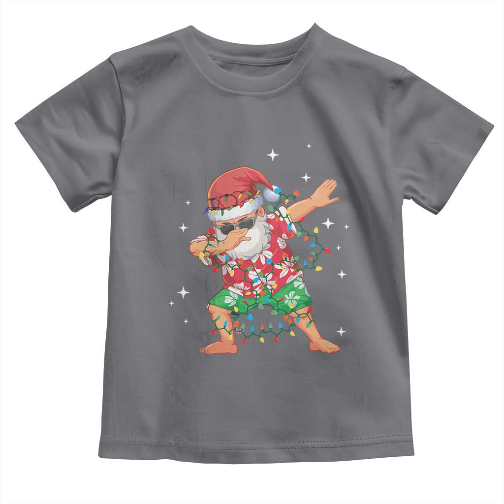Funny Christmas Toddler T Shirt Dabbing Santa Boys Girls Men Xmas Dab Kid TS10 Charcoal Print Your Wear