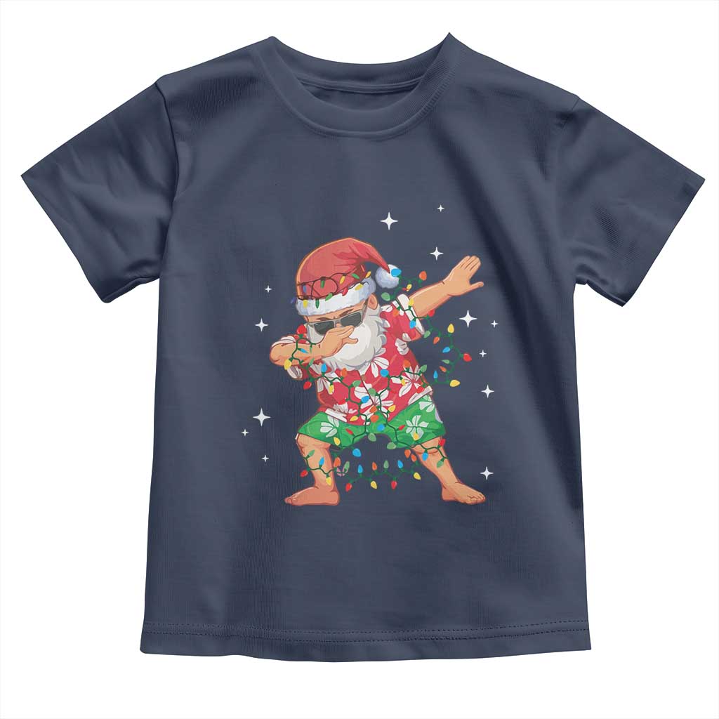 Funny Christmas Toddler T Shirt Dabbing Santa Boys Girls Men Xmas Dab Kid TS10 Navy Print Your Wear