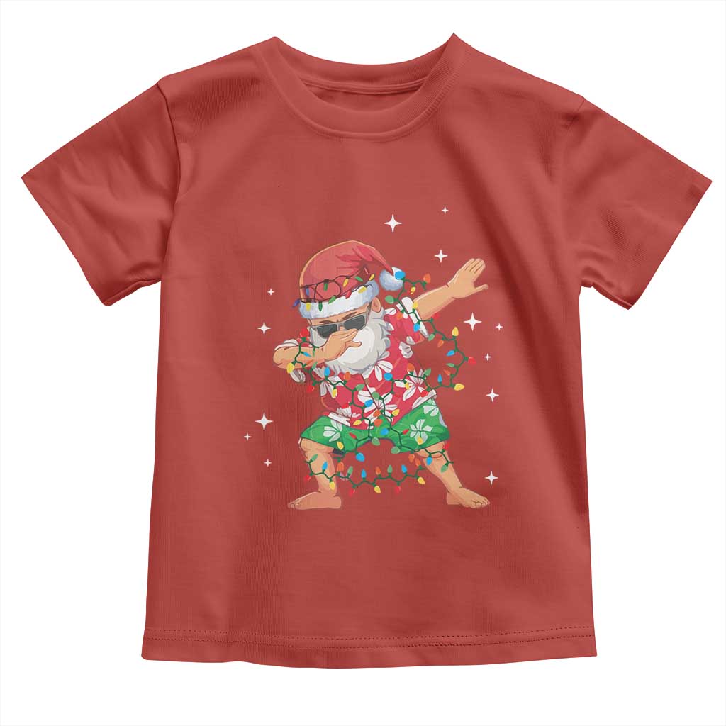 Funny Christmas Toddler T Shirt Dabbing Santa Boys Girls Men Xmas Dab Kid TS10 Red Print Your Wear