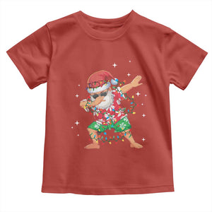 Funny Christmas Toddler T Shirt Dabbing Santa Boys Girls Men Xmas Dab Kid TS10 Red Print Your Wear
