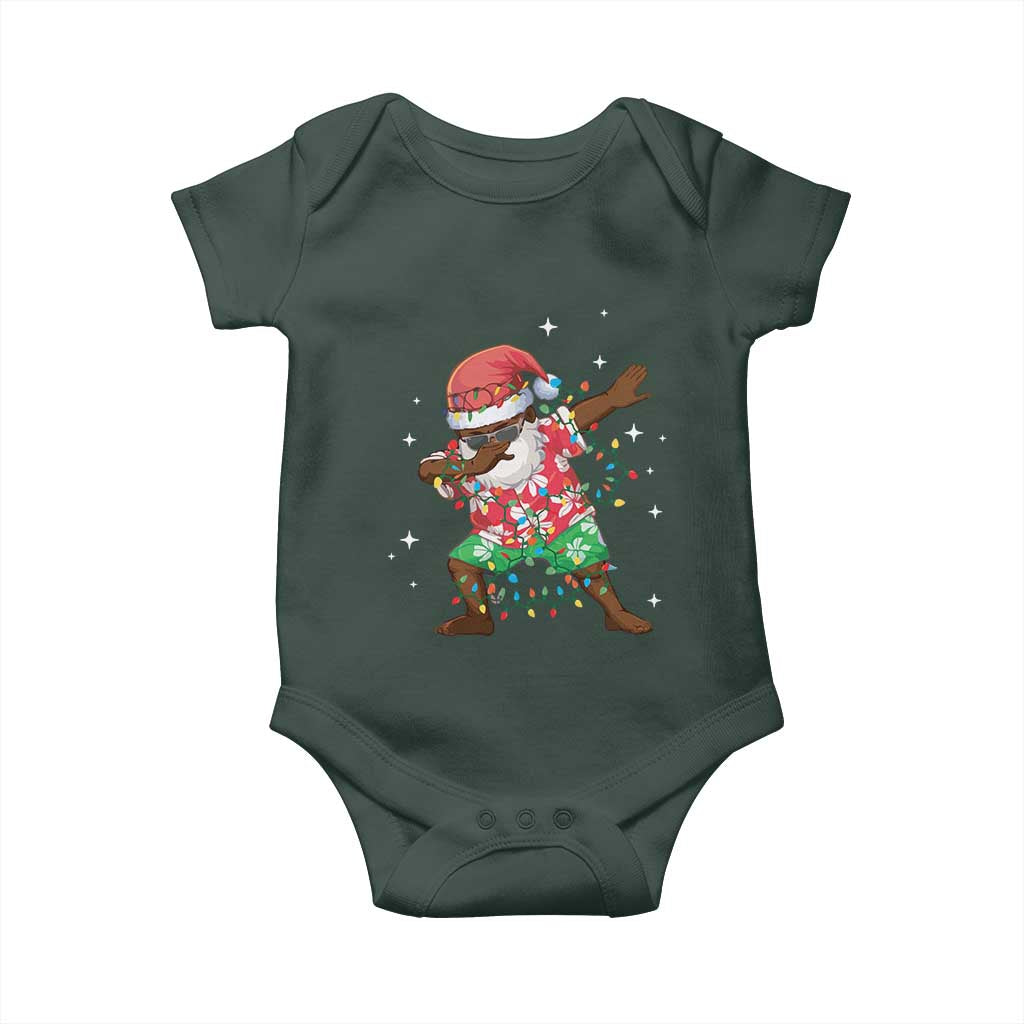 Christmas Hawaiian Baby Onesie Afro African Dabbing Santa Xmas Dab Girls Boys Kids TS10 Print Your Wear